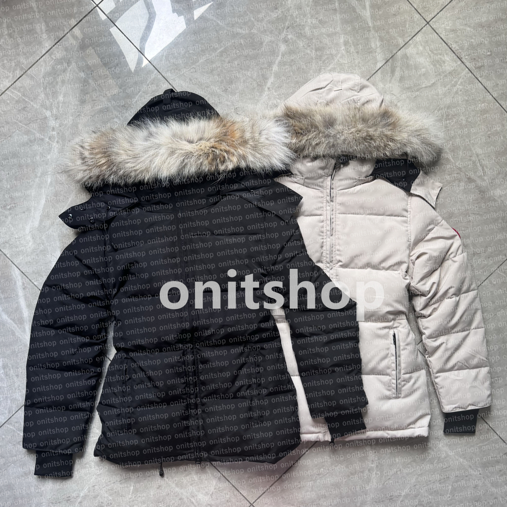 Down Jacket Canada Designer Women Puffer Jackets Winter Goosecoat Pull rope Jackets Wyndham Warm Fur Removable Hooded Down Jacket parka Coat