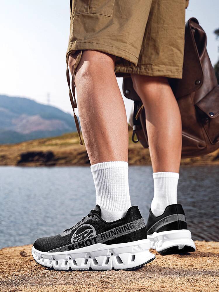Sports Spring Summer Autumn 2025 New Breathable Mesh Hiking Running Men's Shock Absorption Casual Shoes