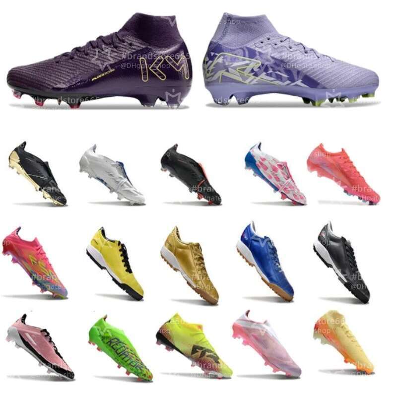 Send bags Mens Womens Football Boots Ronaldo CR7 XV Elite XXV FG Cleats Neymars ACc 15 Kids Boy Soccer shoes Outdoor Trainers Botas De Futbol outdoor