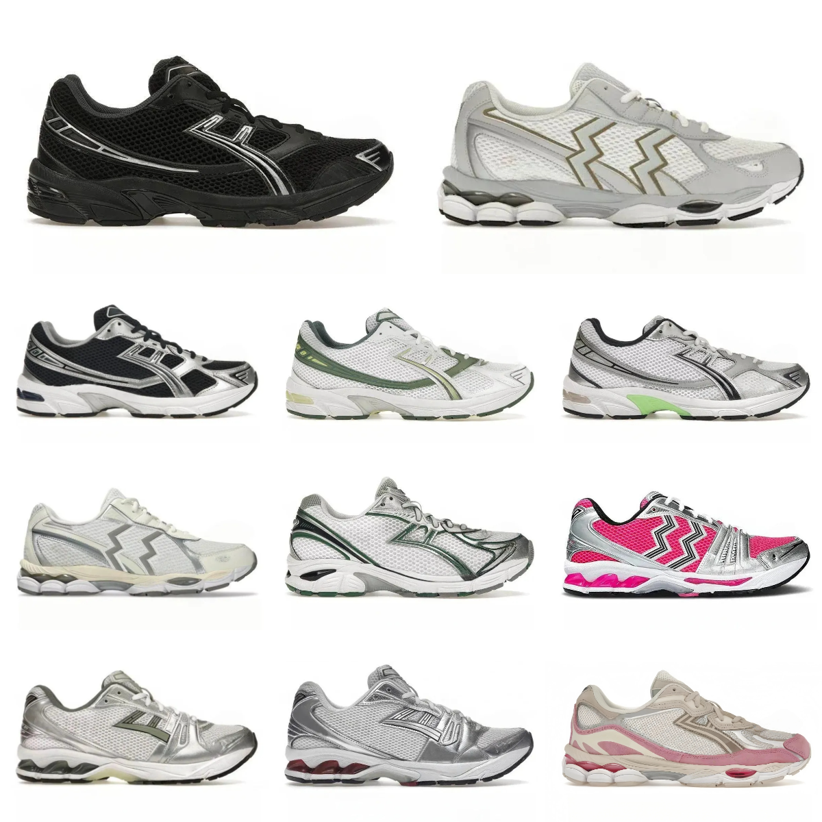 Designer 1130 2160 NYC Running Shoes Trainers K14 Thick-soled Sports Shoes Black Pure Sier Silver Glacier Solar Power White Mens Women GT Fashion Outdoor Sneakers B88