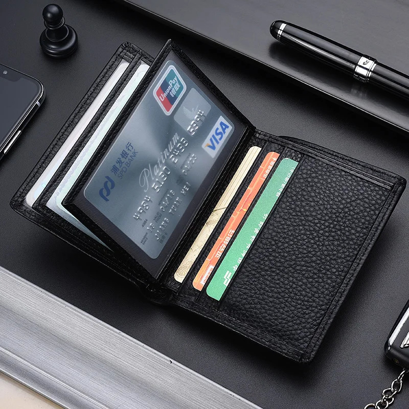 Drivers License Holder Genuine Leather Drivers Card Holder Wallet Credit Card ID Card Holder Wallet 250902