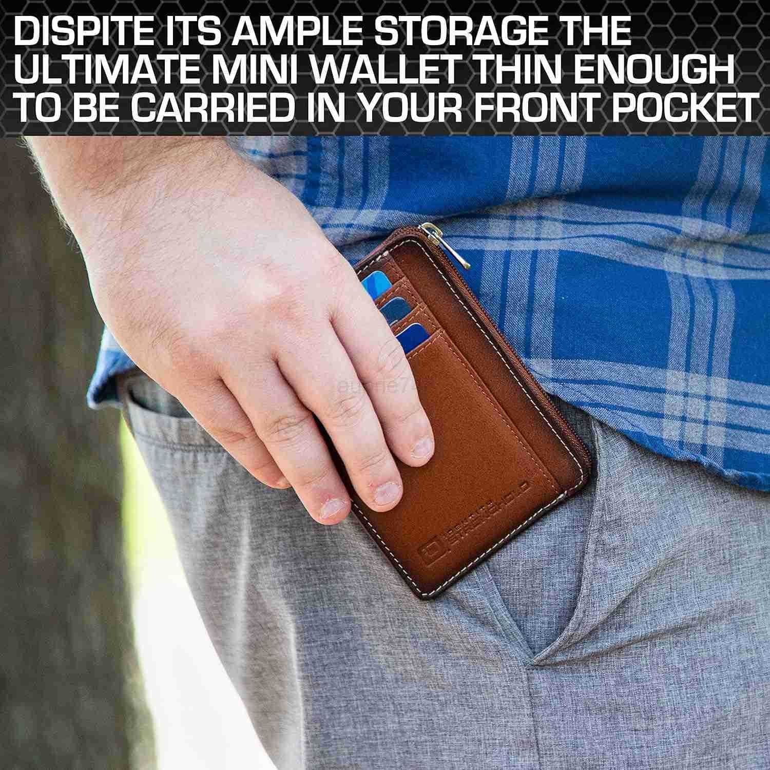 Identity Stronghold Mens RFID Wallet SmallZ250911