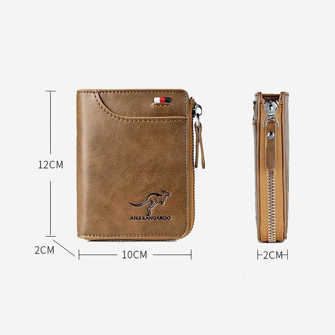 Reshline Mens RFID Blocking Wallet BROWNZ250911