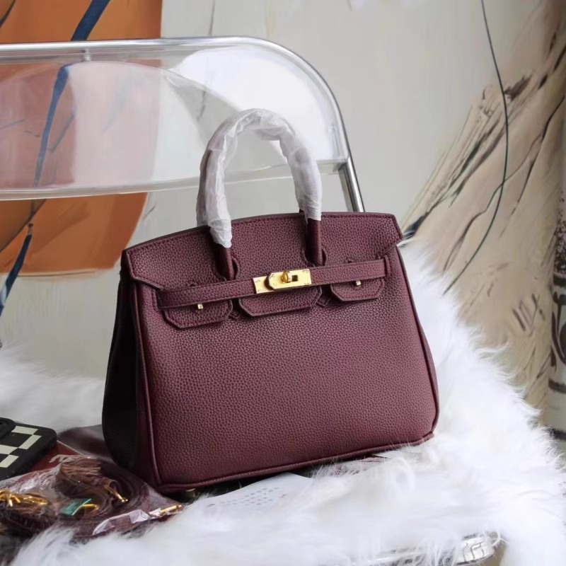 Luxury Designer Women Evening Bag Handbag 30cm Genuine Leather Handmade Lock Inner Zipper Pocket Fashion Shoulder tote Bags Handmade lady Business