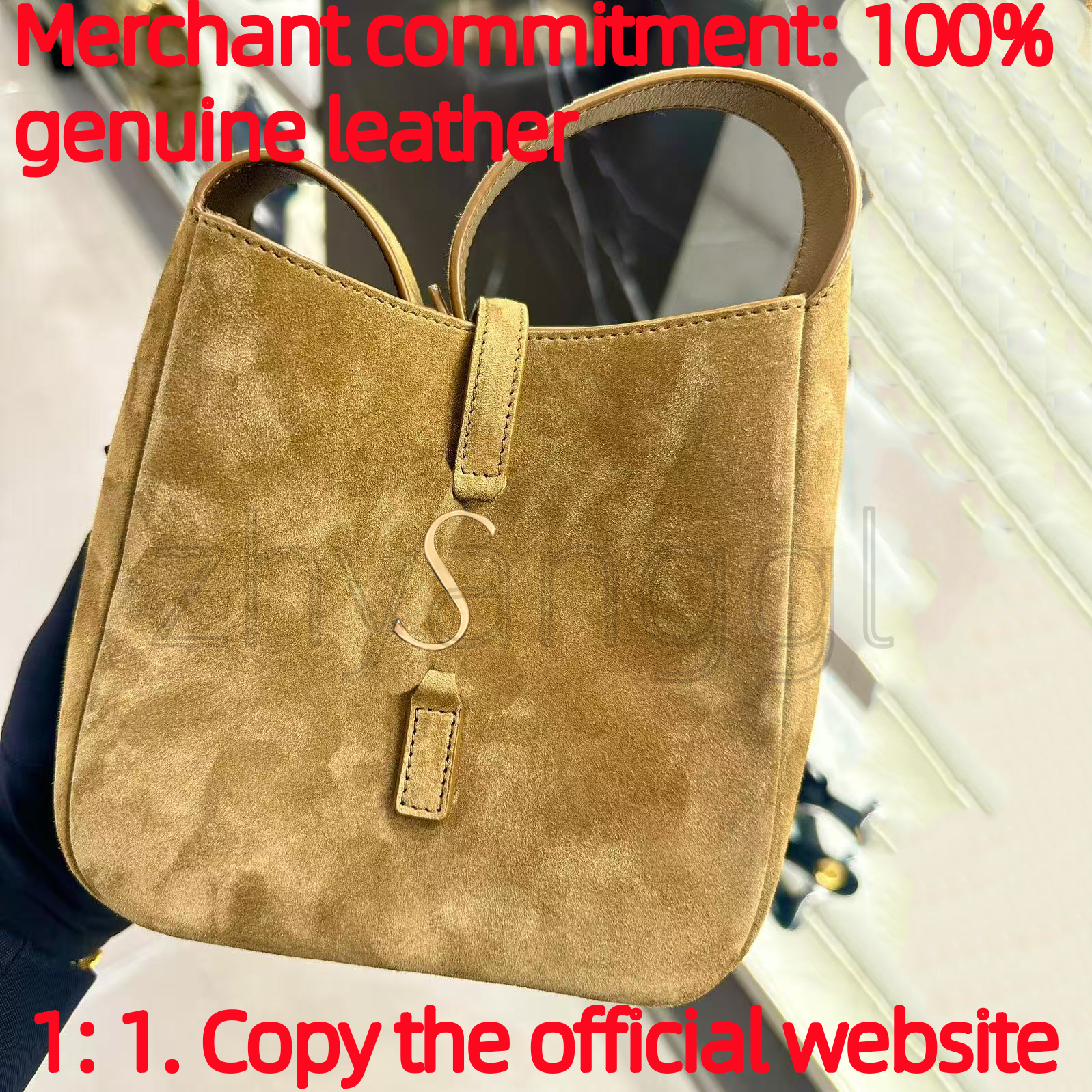 10a Designer Genuine Leather Fashion Shoulder Bags Top Quality Women Handbag LE 5 a 7 Supple Hobo Rose Casual Brown Suede Tote Bag Underarm Purse Shopping