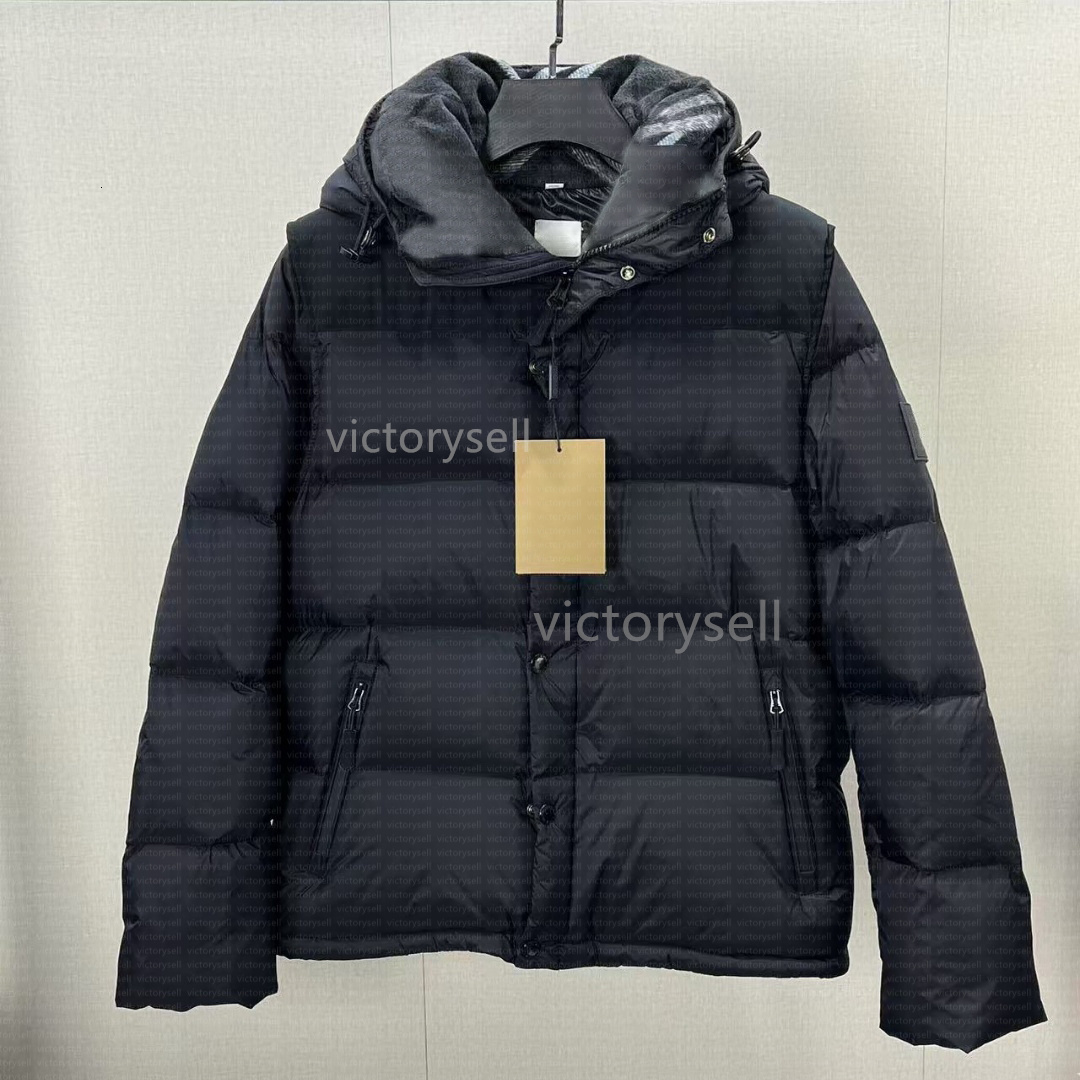 Designer Men Puffer Jacket Mens Jacket Hooded Coat Down Parkas Waterproof Tech Veste Winter Jacket Men Letter Black Outwears Warm Coats