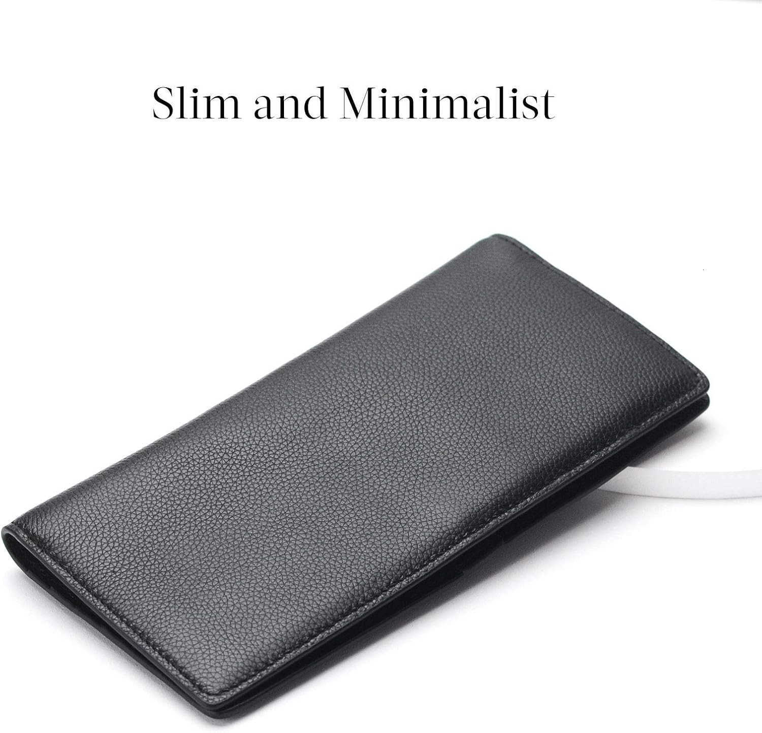 Ultra Slim Thin Leather RFID Blocking CARD Holder Bifold Clutch Wallets for WomenZ250911