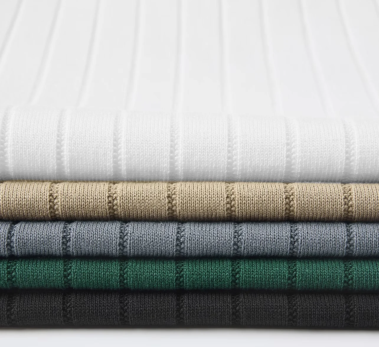 Summer Knitted Striped Short Sleeved T-shirt Men's Sports Fitness Base Shirt Versatile Loose Round Neck Casual Business T-shirt