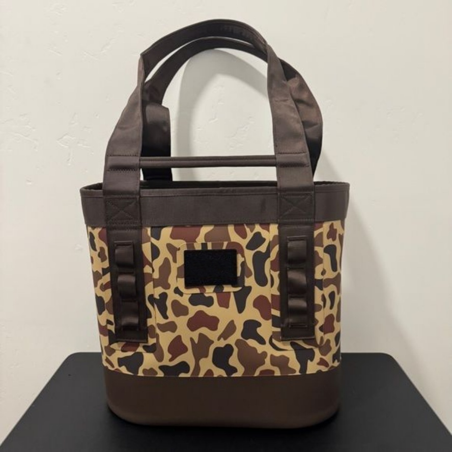 Camino 35L Black Camo Carry All Soft Lunch Bags Box All-Purpose Utility Boat and Beach Waterproof Bag Shopping Cooler Outdoor Totes Wholesale