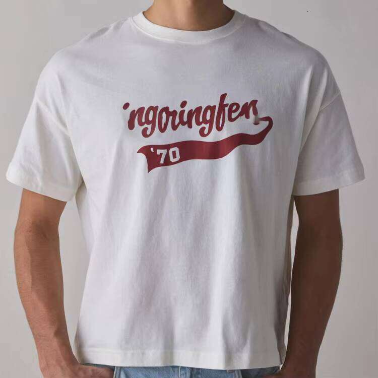 T-shirt pourpre / blanc pour hommes Fabricant de porcelaine 100% coton tricoté de haute qualité conception de conception avancée d'impression ava