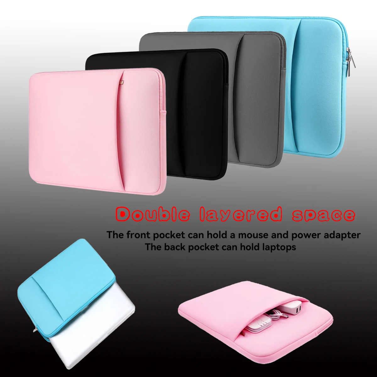 Laptop Inner Bag 111314151617 Inch Computer Bag Protective Cover Front Pocket Can Hold Power Multifunctional Laptop Bag 250902