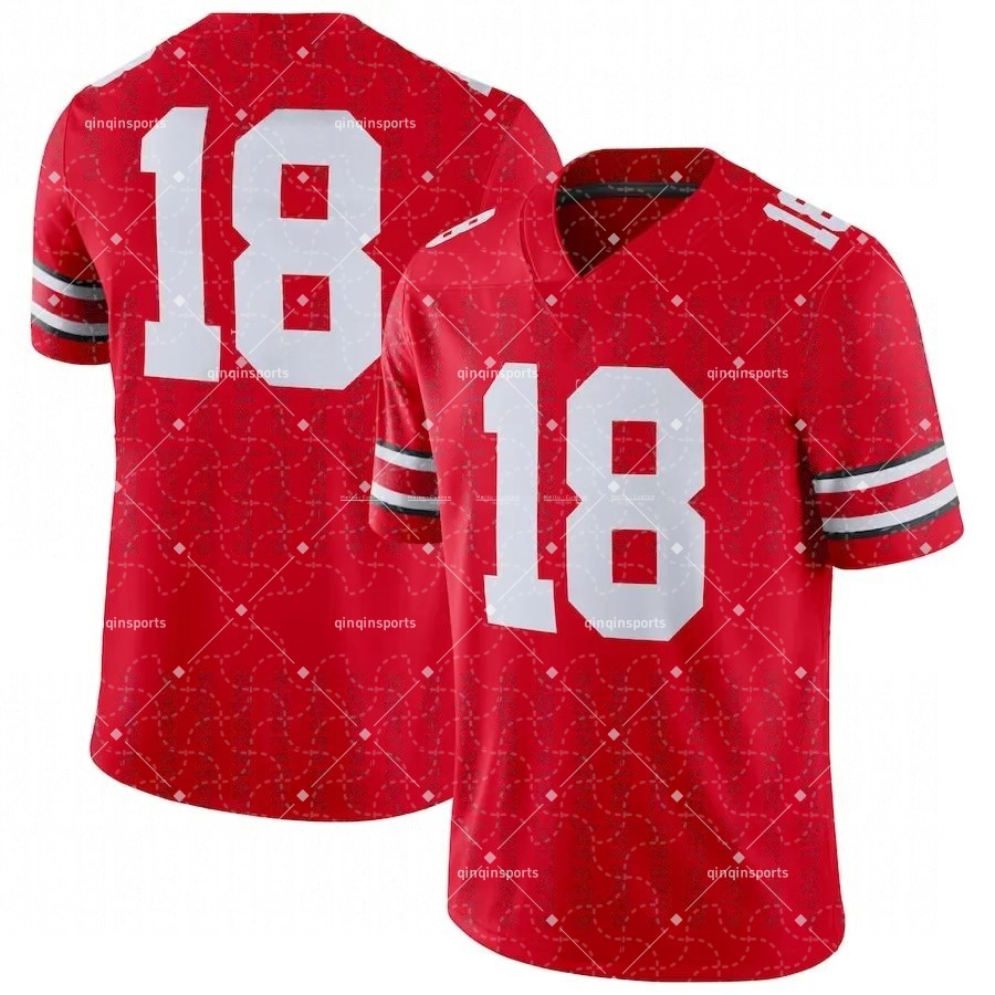 4 Jeremiah Smith 2025 College Football Jersey Will Howard Treveyon Henderson Downs Cody Simon Denzel Burke Stroud Miyan Egbuka
