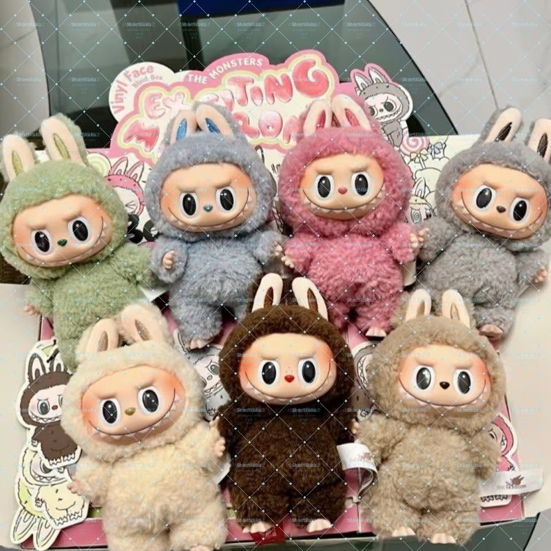 plush toy Labubu Have A Seat Series Vinyl Pendant labubu Doll Model Toy Cute Monster Cartoon Character Dolls For Childrens Birthday Gift Blind Box