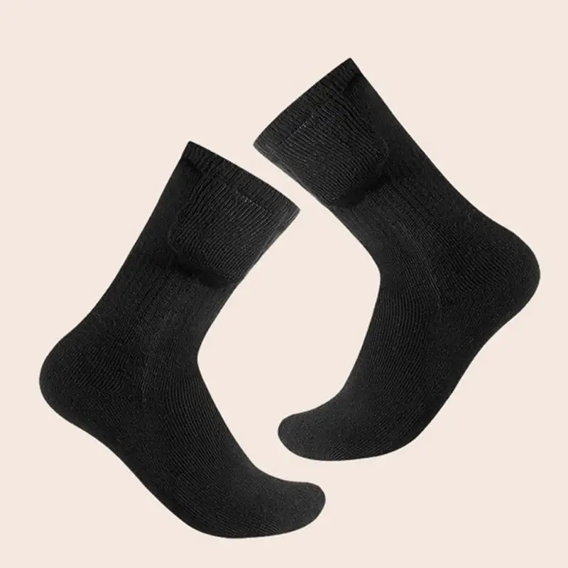 USB Rechargeable Heated Socks Constant Temperature Fever Electric Heated Socks Thickened Sport Foot Warmer Electric Heating Sock 250902