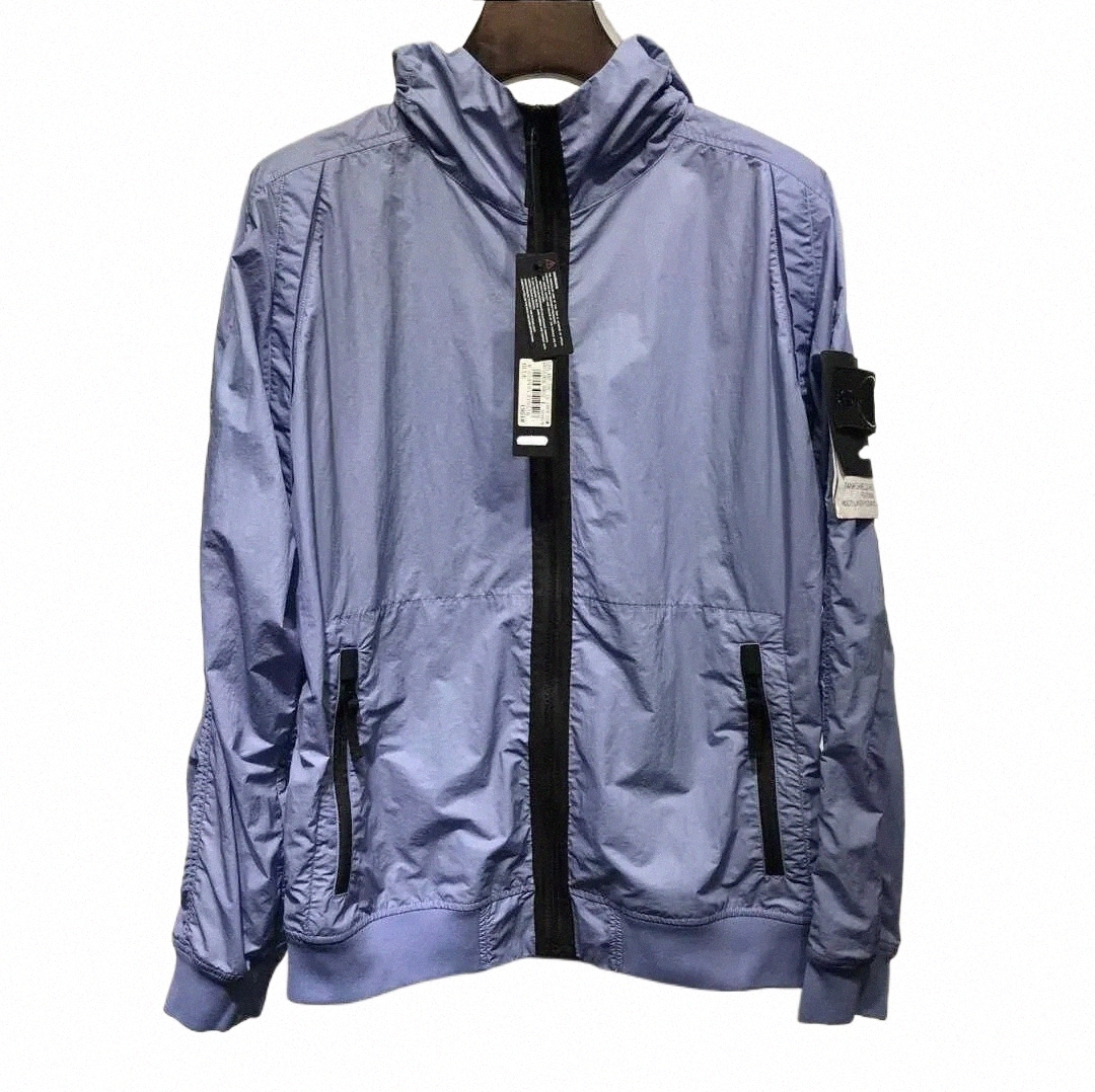 mens Jackets Designer Pocket Stones Jacket Zipper Men Casual Coat Windbreaker Mens Jackets