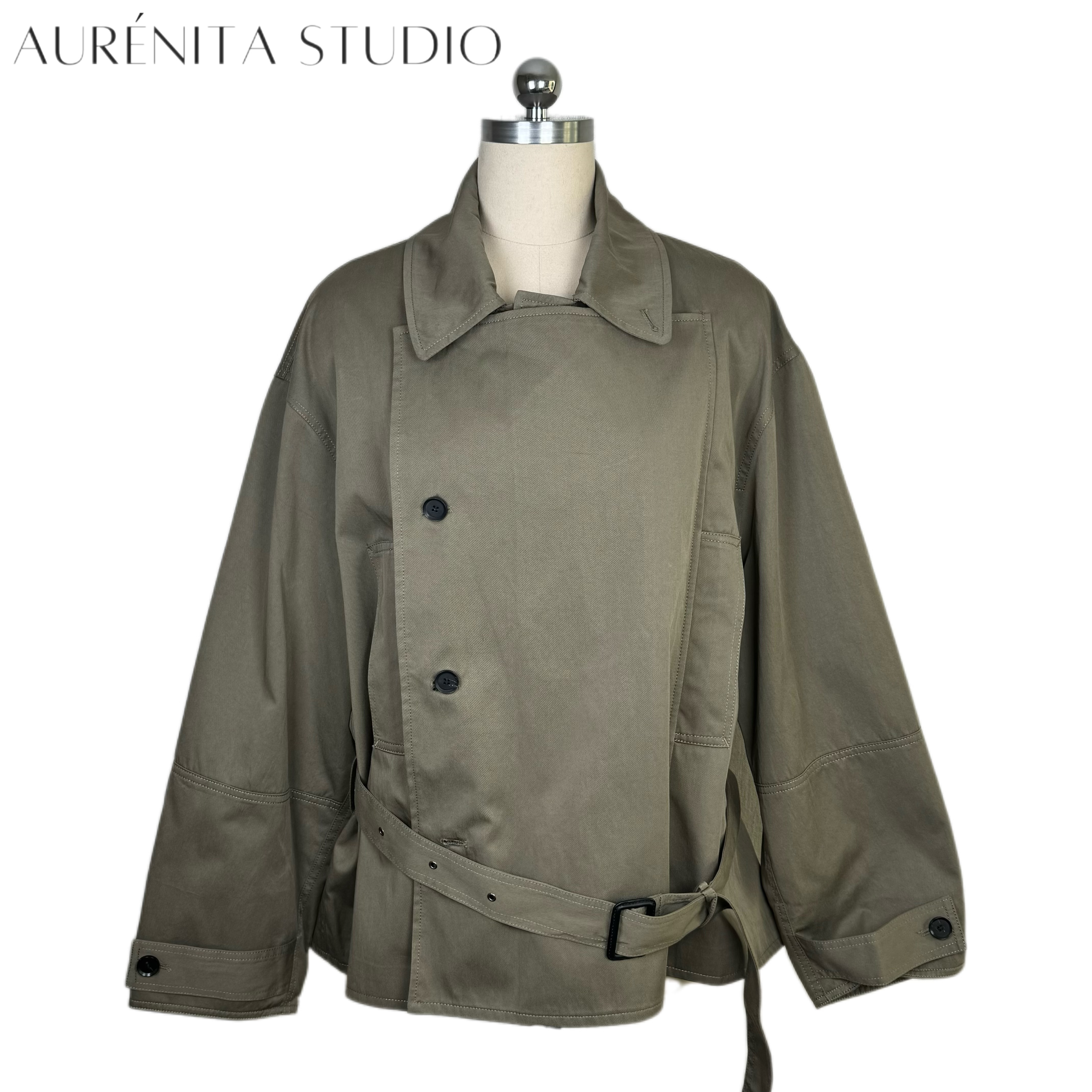 Women Jacket Fall Winter Belt Short Brown Trench Coat Double Breasted Outwear 2025 Long Sleeve Streetwear Office Chic Spring Black Coat Outfit