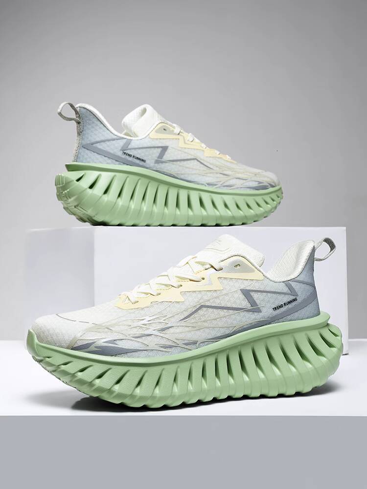 2025 New Breathable Mesh Running Shock Absorption Thick Sole Versatile Casual Shoes Unisex