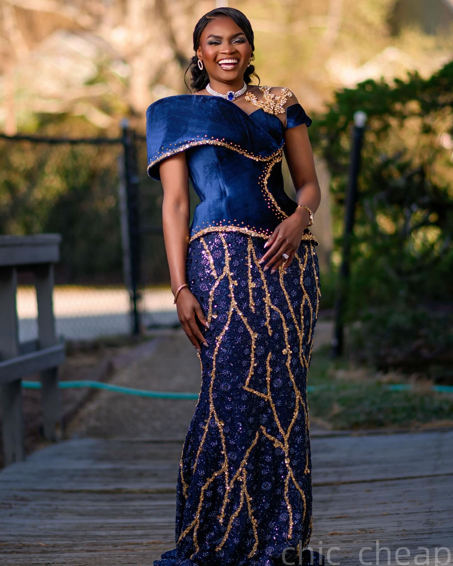 Aso Ebi Royal Blue Mermaid Prom Dresses 2025 Sequined Crystals Beaded Evening Formal Party Second Birthday Engagement Gowns Plus Size Dress For Specia