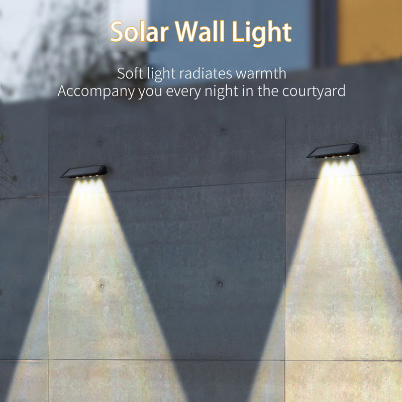 Solar-Powered Outdoor Step Lights with Automatic On/Off Feature for Courtyard Decor