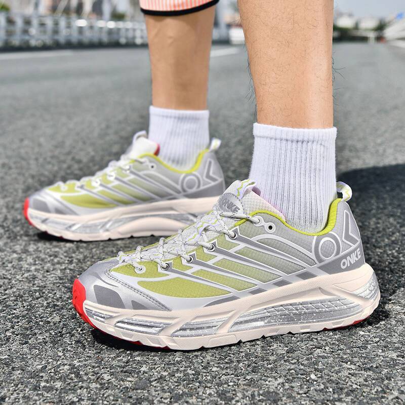 ONKE Women's 2025 New Autumn Lightweight Mesh Breathable Running Men's Shock Absorption Anti-Slip Odor-Resistant Sports Shoes Women