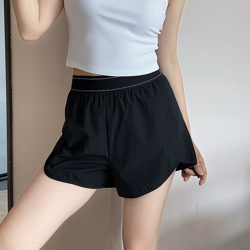 Yoga Suit Up Trouser Elasticity High Waist Trousers Casual Sports Pants Women Loose Wide-leg Drape Straight-leg Pants