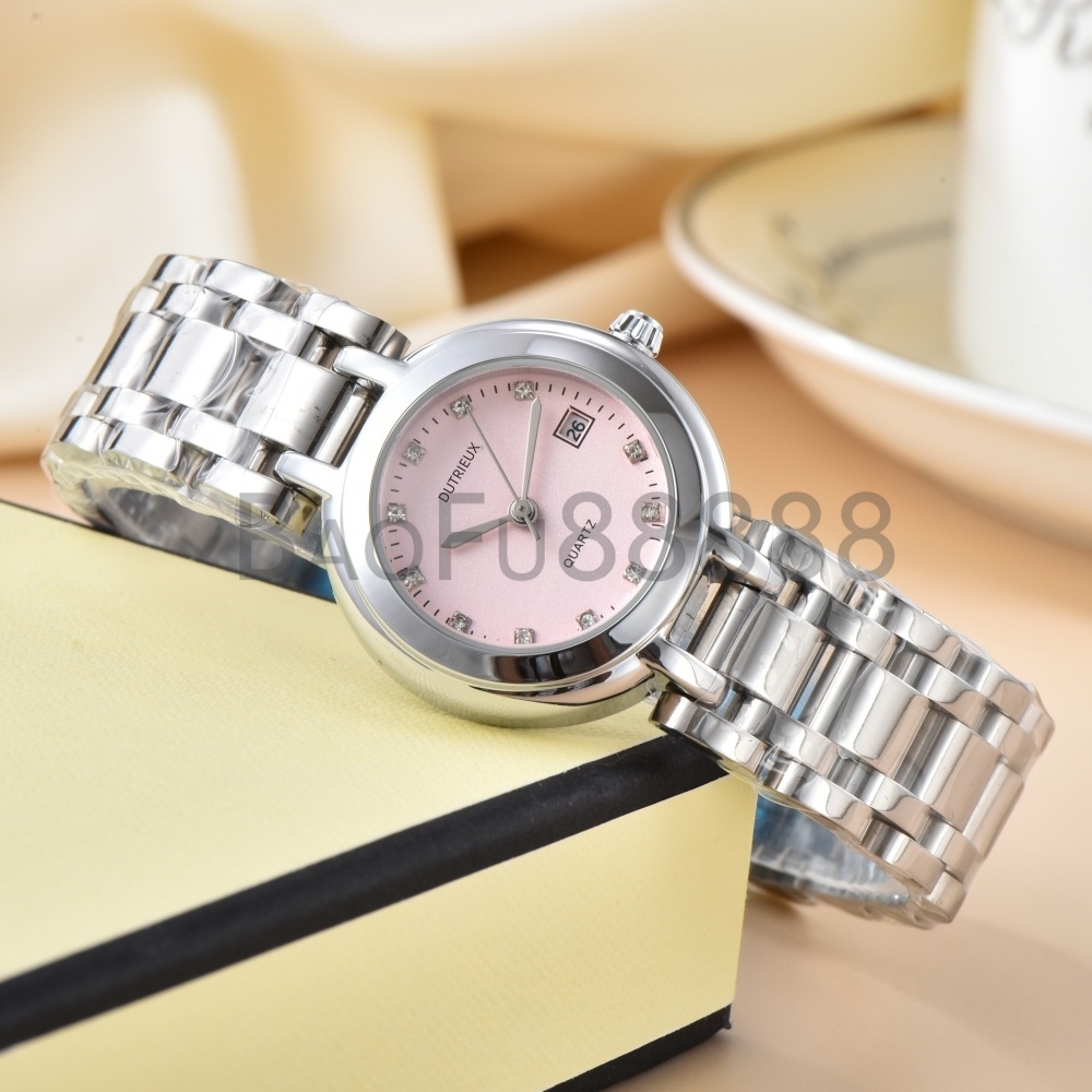 Pretty Quartz Wristwatch Luxury Watches for Women Lady Automatic Date Steel Strap Daily Business Designer Hot Watch Fashion Female Clocks for Gift Wholesale