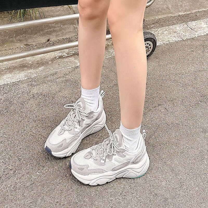 Mirinda Women's Autumn Breathable Dad Unisex Lightweight Non-Slip Wear-Resistant Shock-Absorbing Sports Shoes Mars