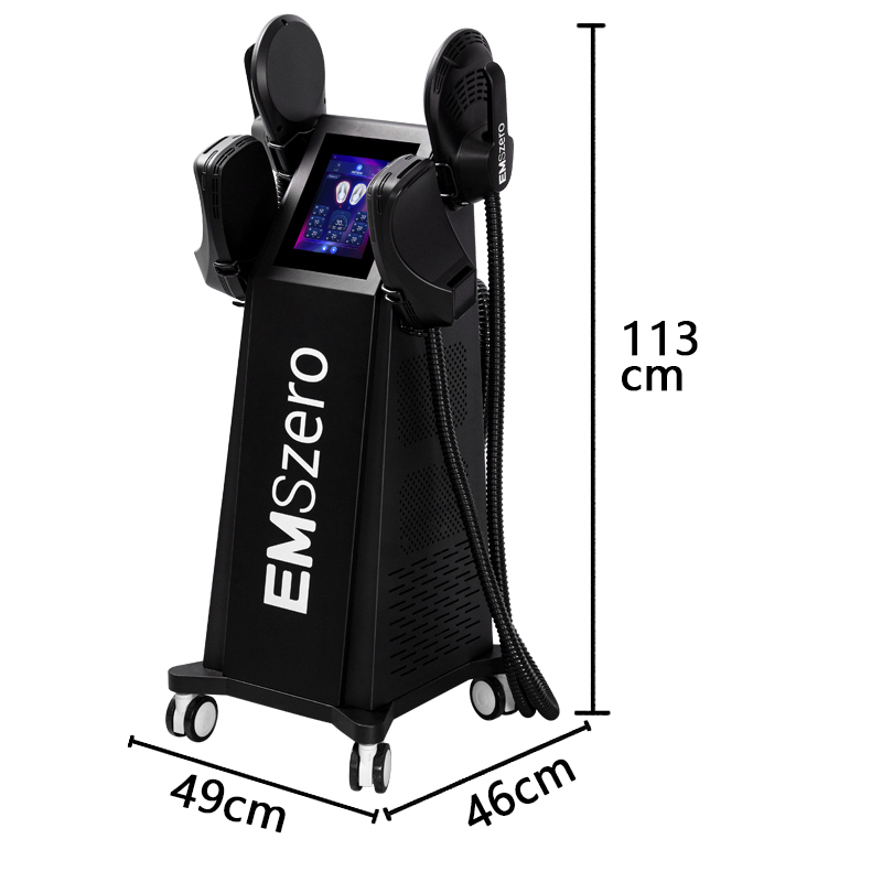EMSzero MYOslim Slimming Fat Loss Electro Magnetic Stimulation Body Sculpting and Muscle Building Machine 4 Handles 200HZ 6500W HIEMT RF EMS Sculpting