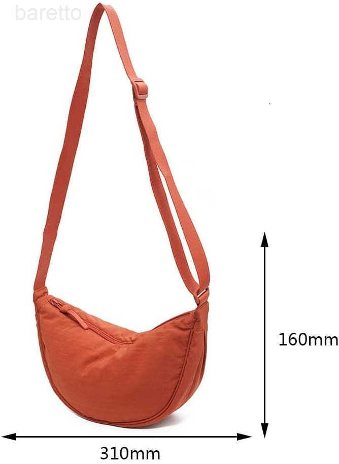 Crescent Womens Nylon Crossbody Hobo Sling Bag Lightweight Small Shoulder Purse M250903