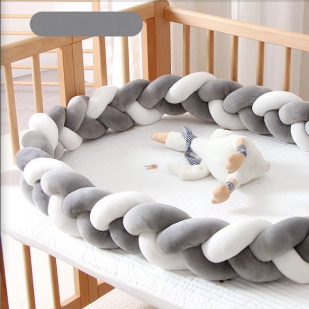 Ins Danish woven strip playing ball pillow sofa pillow creative Nordic braided childrens bed circumference 250902