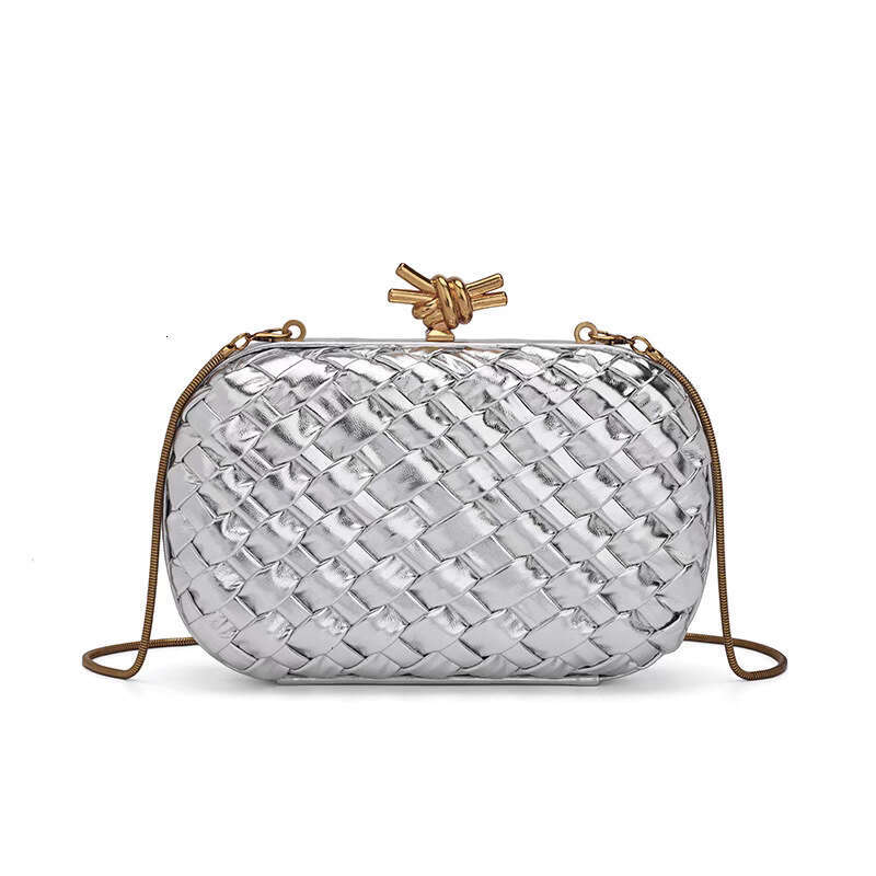 Simple Versatile Plaid Compression Makeup for Women 2024 New High-Value Niche Square Bag Fashion Clutch