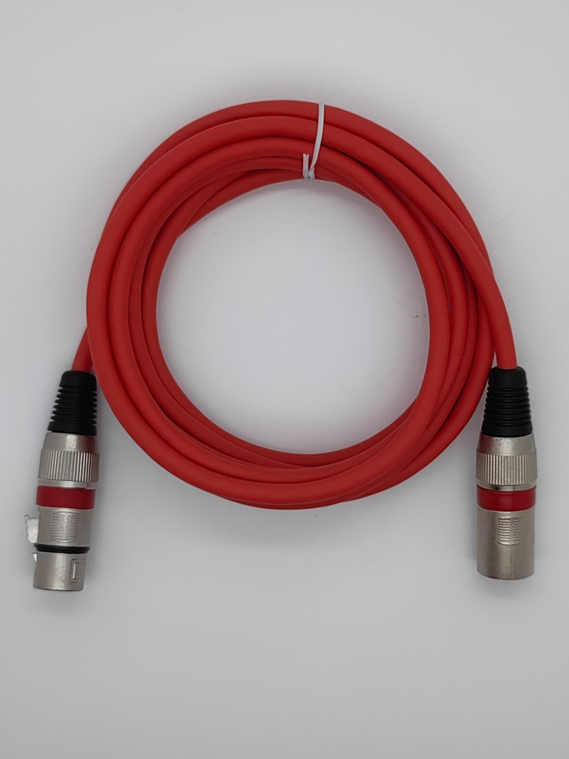 Multi-colored Seven-pin Cannon Head Cable for Microphones - Professional Audio Interface with XLR Connection