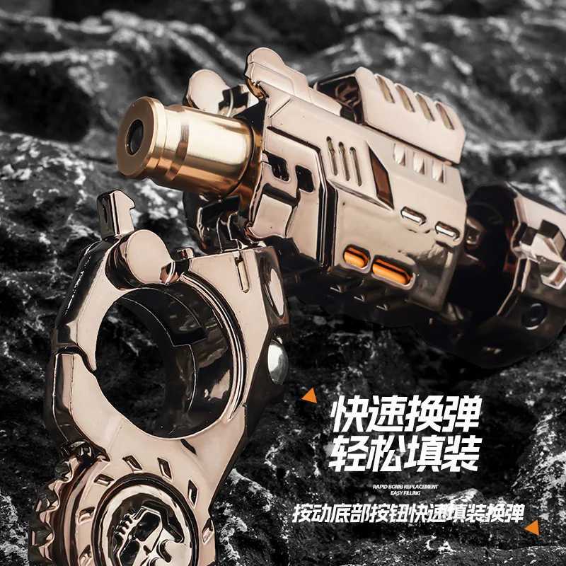 EDC Metal Multi Playability Ratchet Flip Antistress Toy Gun Ejection Shell Stress Relief Fidget Spinner Fidgeting Toys Gifts W250903