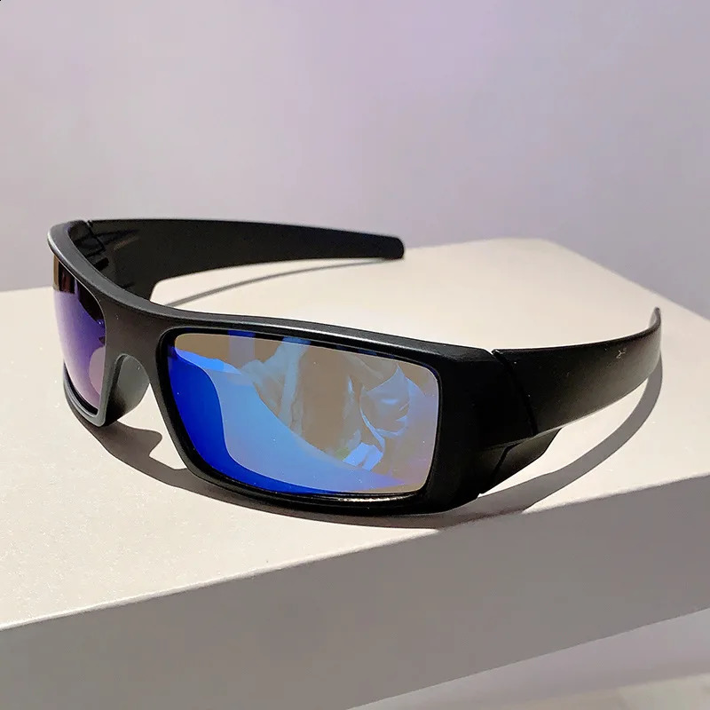 Y2K Punk Sunglasses Cool for Women Men Outdoor Sports Fashion Wrapped Round Trend n Shade Eyewear 250903