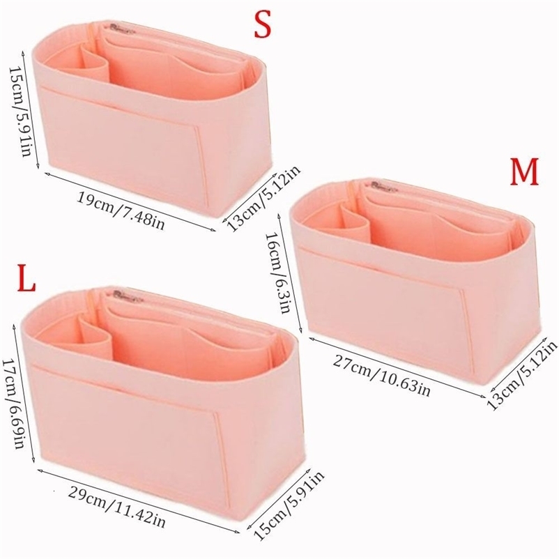 Felt Insert Liner Purse Organiser Pouch Handbag Tote Bag Internal Bag 250903
