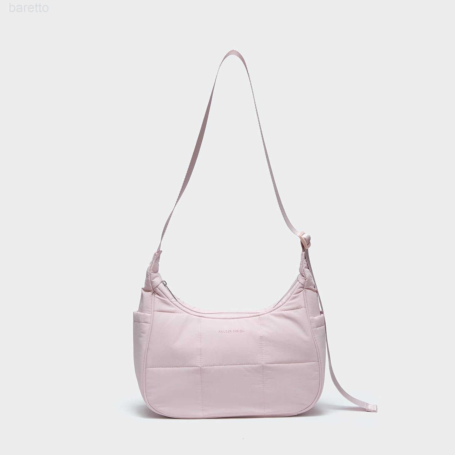 Nylon Crescent Shoulder Bag Medium Sling Crossbody with Adjustable Strap M250903