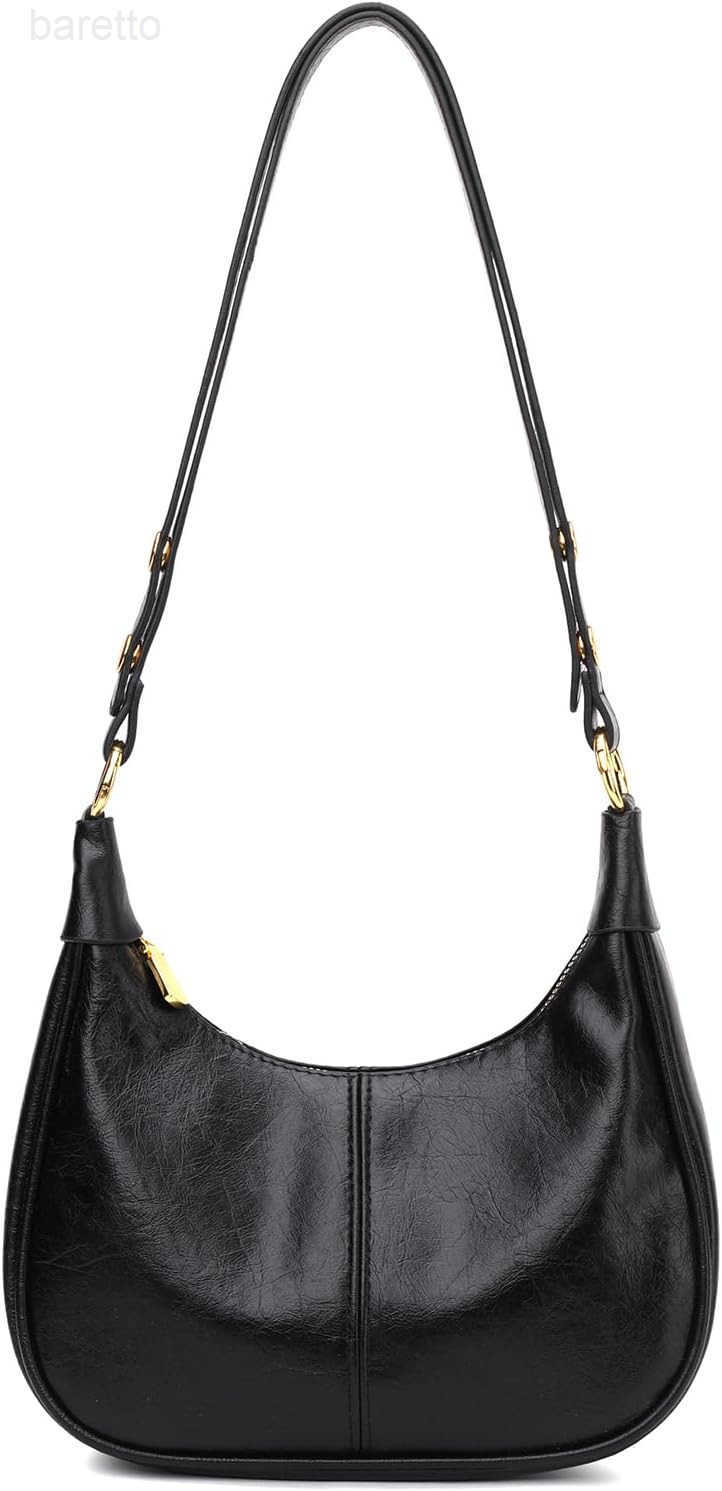 Small Hobo Bag Retro Crescent Shoulder Purse Women Soft Crossbody Handbag M250903