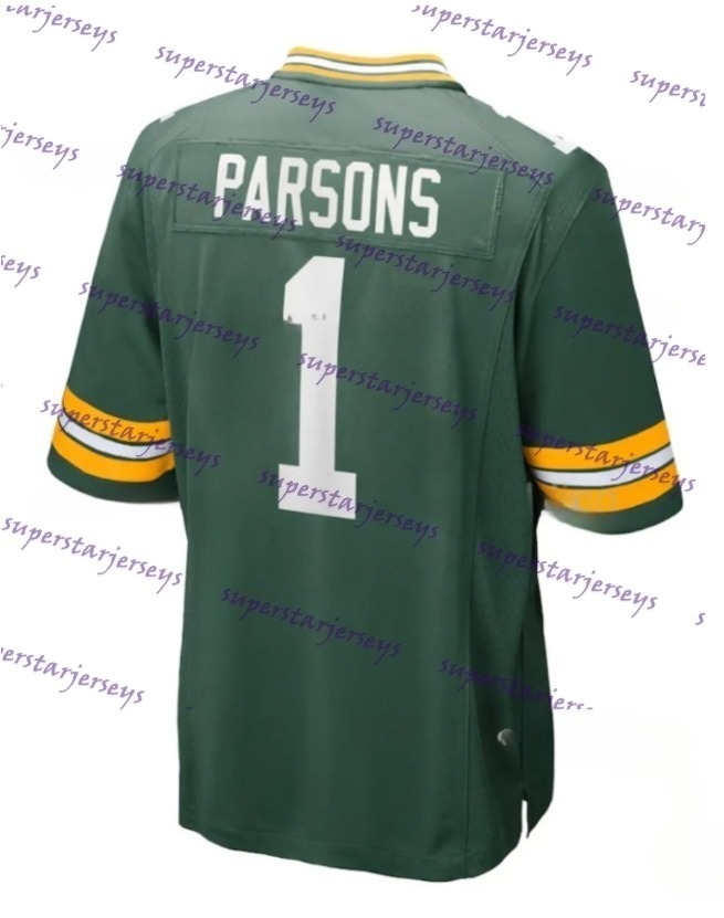 1 Micah Parsons Love Josh Jacobs Xavier McKinney Lukas Van Ness Kenny Clark Evan Williams Dontayvion Wicks Walker Romeo Doubs Matthew Football Jersey