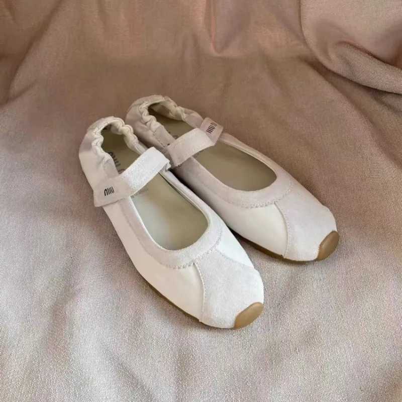 New Mary Janes Flats Shoes Ballet Casual Sneakers Women Sandals Loafers Trend Summer Shallow Dress Suede Comfort Zapatos MujerXJ250903