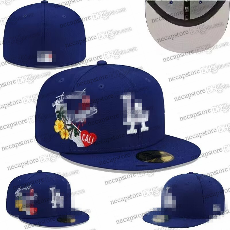 2025 1-43 Men's Baseball Fitted Hats Los Angeles" Funny Cute angel stitched Full Closed Caps Sport Designer Team Cap Patched Snapback trucker Hats born x raised Se3-11