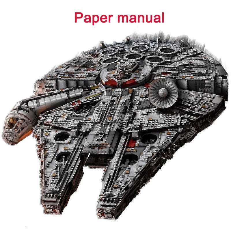 The Large Millennium Ship Falcon Model Building Blocks Bricks With figure Compatible Toys For Kids Adult Birthday GiftsXJ250903