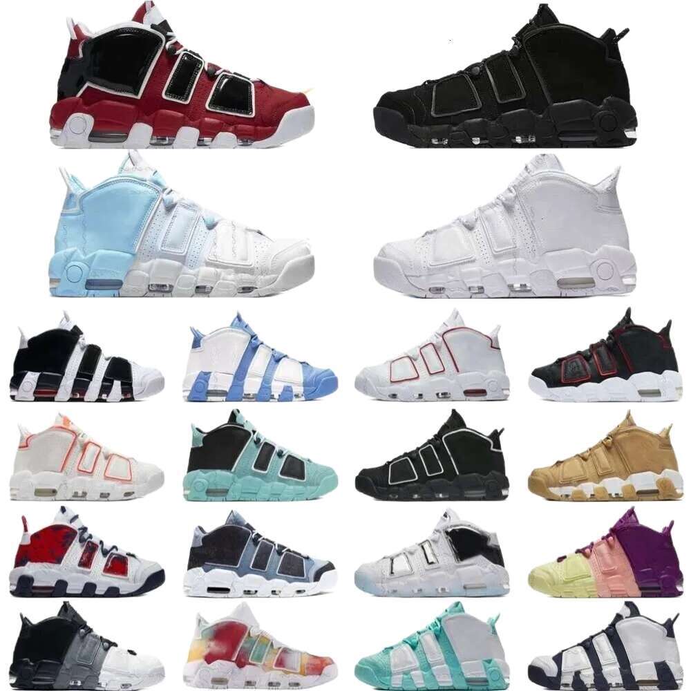 Men's and women's clothing more fast-paced 96 total Scottie Pippen white school team red green black bull blue designer sports basketball shoes