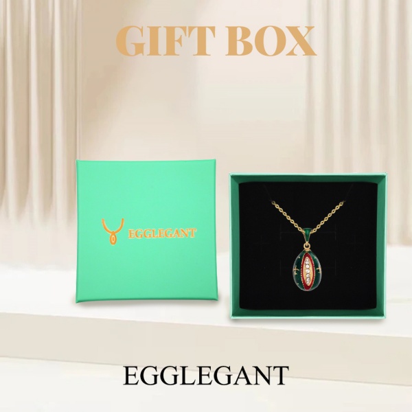 Necklace & pendant Multi-colored enamel iris pendant EL22-7