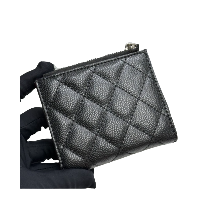 Genuine Leather Woman wallets cards holder purse original box high quality caviar cow leather wholesale