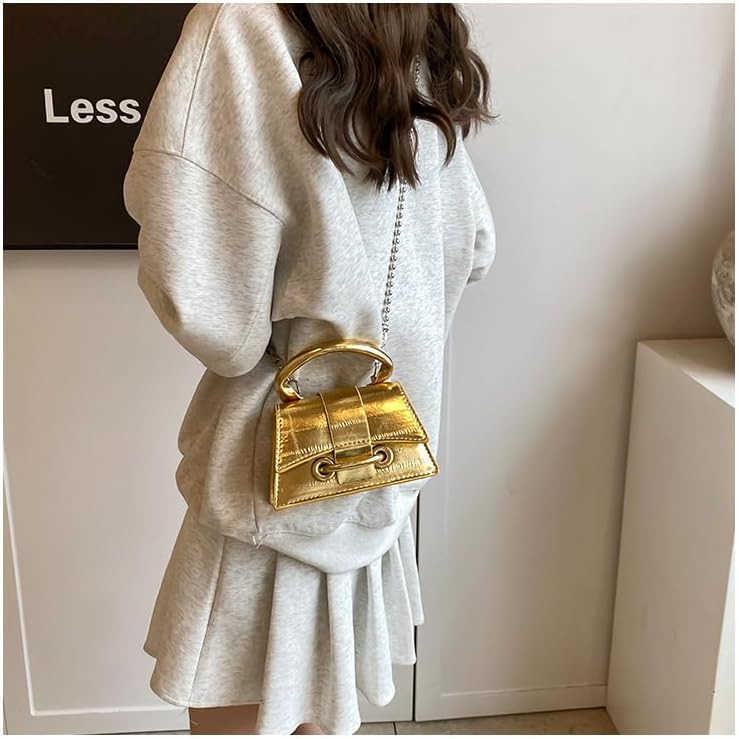 Mini Purses for Women Y2K Top Handle Crossbody Bag Stylish Tiny Clutch Shoulder Handbag for Cocktail Party PromW250903