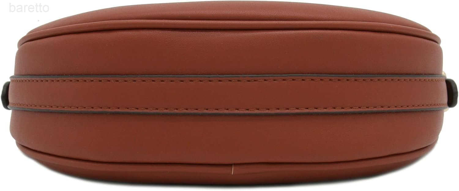 Small Crescent Smooth Faux Leather Underarm Shoulder Bag M250903