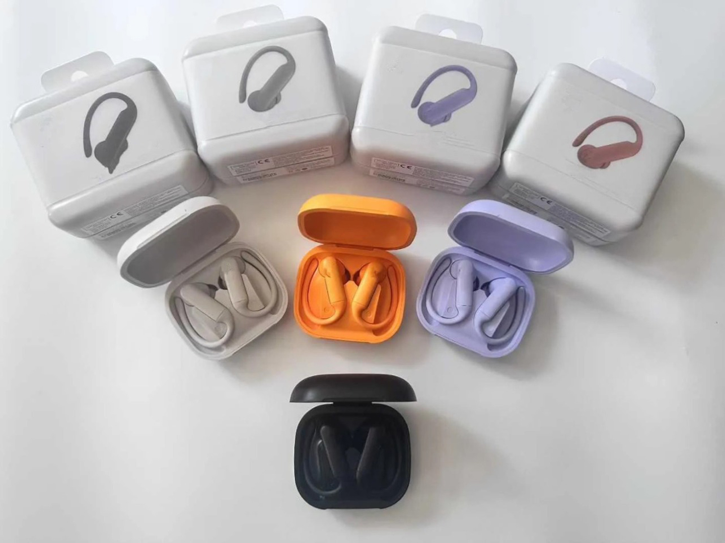 Sport Wireless Power Pro 2 pop-up Earbuds Bluetooth Headphones - True Wireless Earbuds Earphones with Comfortable Earhooks, IPX4 Sweatproof for Running Gym Workout