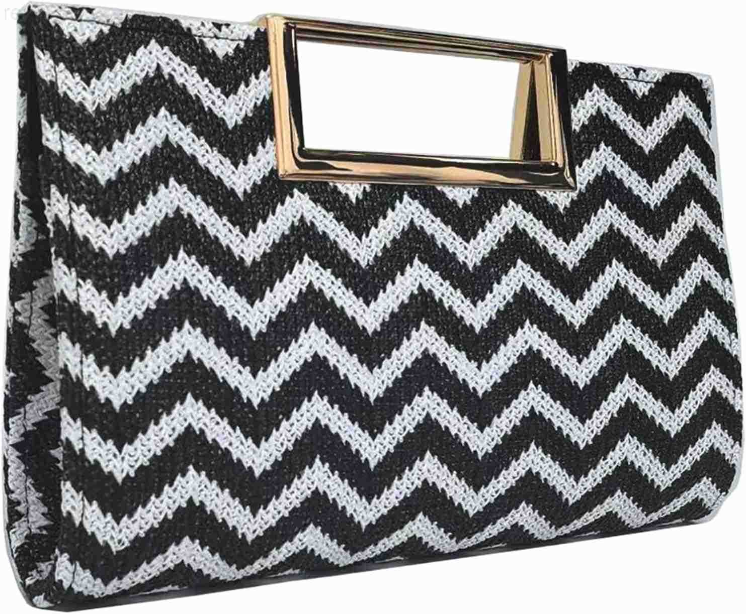 Women Clutch Top Handbags Straw Raffia Bag Purse Woven Tote CrossBag for Women Beach Summer TravelW250903