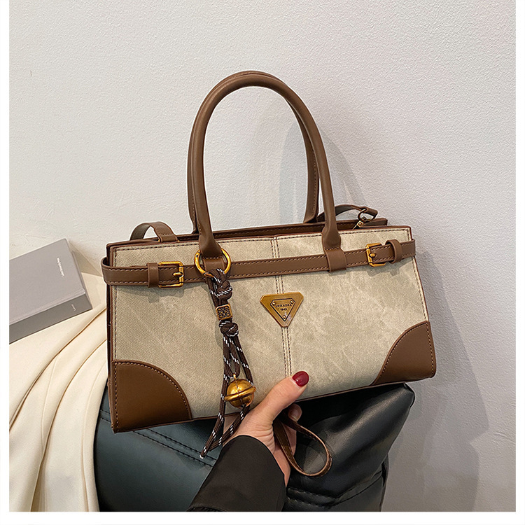 Free Shipping Designer Tote Handheld Fashion Casual Briefcase for Women 2025 Winter New Retro Elegant Shoulder Bag Ladies Bag