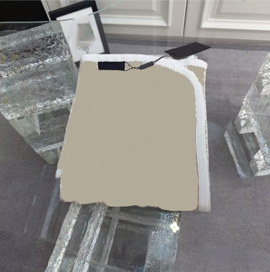 Dwe76 Newborn Baby Knitting Blanket Letters Printed Boys Girls Soft 100% Cotton Kids Toddler Infant Fall Winter Brand Blankets